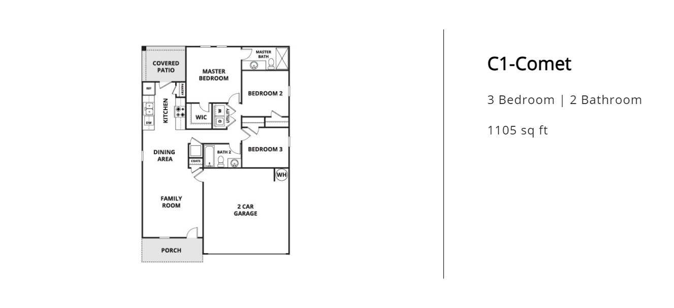 a floor plan of a house with a bedroom and a living room
